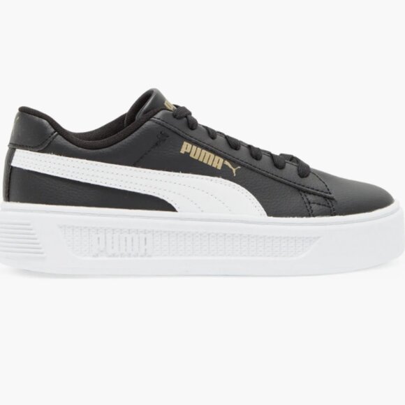 Puma Black Sneakers (Smash V3 Platform Sneaker (Women)) - Picture 2 of 3